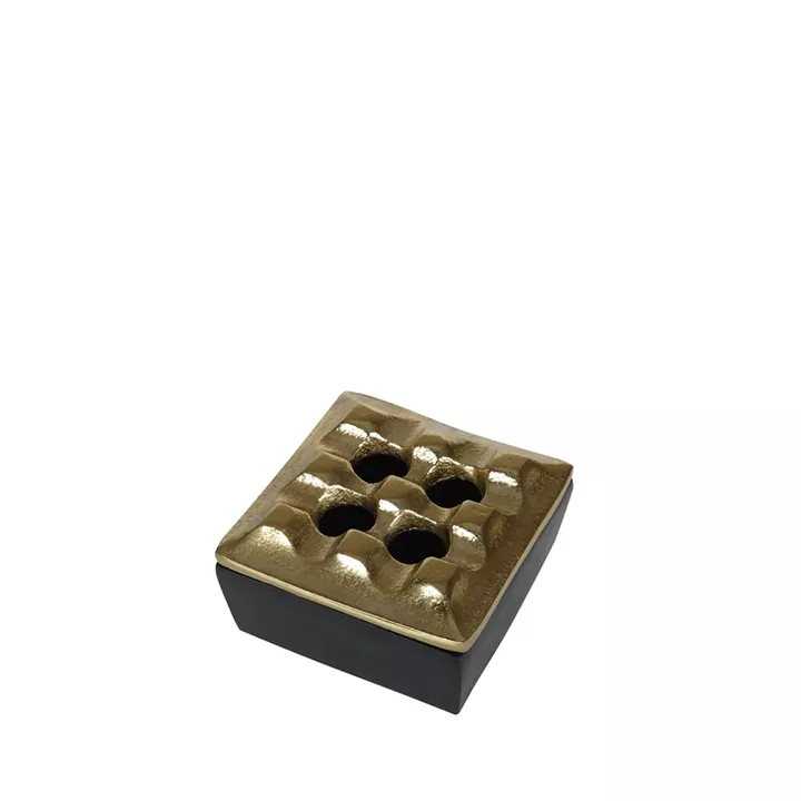 ΣΤΑΧΤΟΔΟΧΕΙΟ ΑΛΟΥΜΙΝΙΟΥ ΧΡΥΣΟ-ΜΑΥΡΟ ΤΕΤΡΑΓ. 7,7Χ4,5ΕΚ