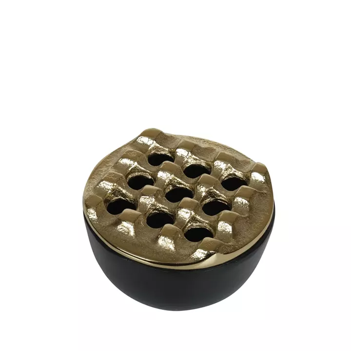 ΣΤΑΧΤΟΔΟΧΕΙΟ ΑΛΟΥΜΙΝΙΟΥ ΧΡΥΣΟ-ΜΑΥΡΟ ΣΤΡΟΓΓΥΛΟ 10Χ5,5ΕΚ