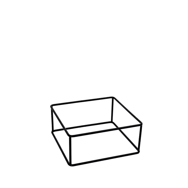 ADVANCED-WIRE/SILICONE ΒΑΣΗ ΜΕΤΑΛΛΙΚΗ ΜΑΥΡΗ ΟΡΘ. 18Χ18Χ10EK 5ΜΜ