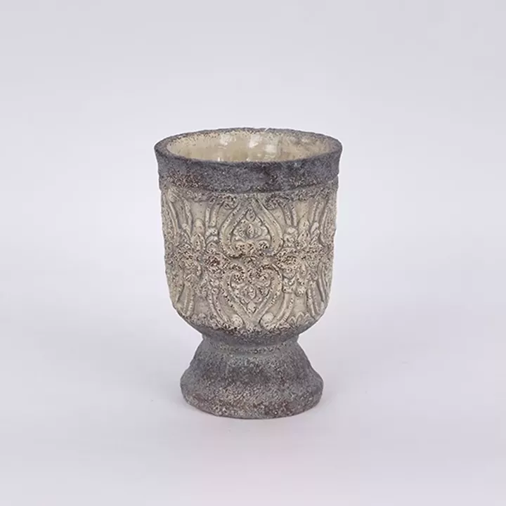 ΒΑΖΟ ΤΣΙΜΕΝΤΕΝΙΟ ΓΚΡΙ - ΜΠΕΖ 15x15x20.5cm
