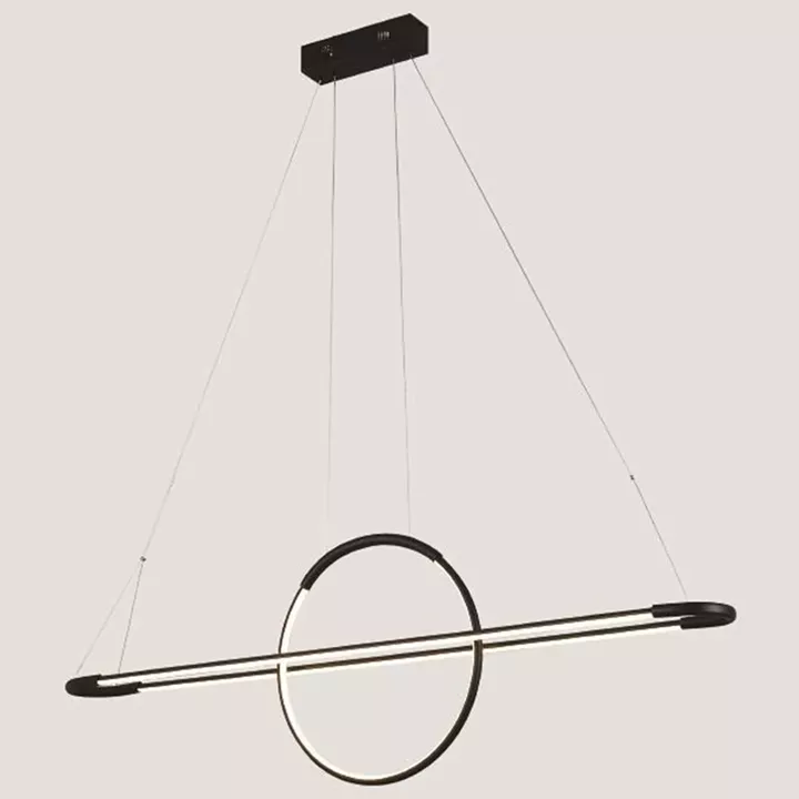 ΦΩΤΙΣΤΙΚΟ ΚΡΕΜΑΣΤΟ ΓΡΑΜΜΙΚΟ LED 45W 3000Κ 120X150 ΜΑΥΡΟ ARTE ILLUMINA