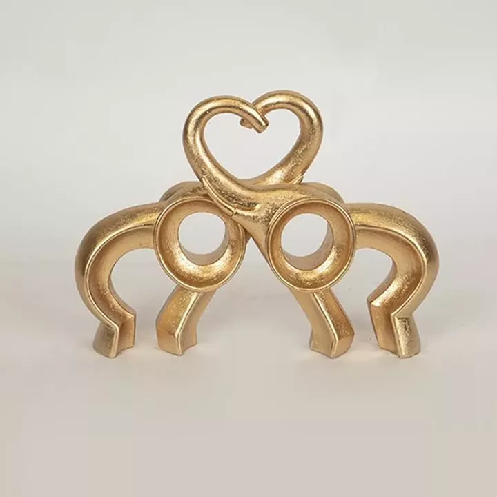 ΕΛΕΦΑΝΤΕΣ ΠΟΛΥΡΕΖΙΝ  ΧΡΥΣΟΣ 24.2x5.5x17.3cm