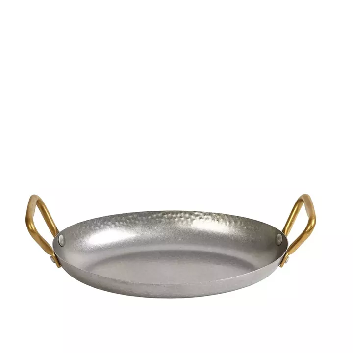 ANTIQUE STONEWASH GREY ΣΑΓΑΝΑΚΙ ''ΣΦΥΡΗΛΑΤΟ'' ΟΒΑΛ 1,2mm SS18/0 28(32,5 INCL. HANDLES)X18X4CM